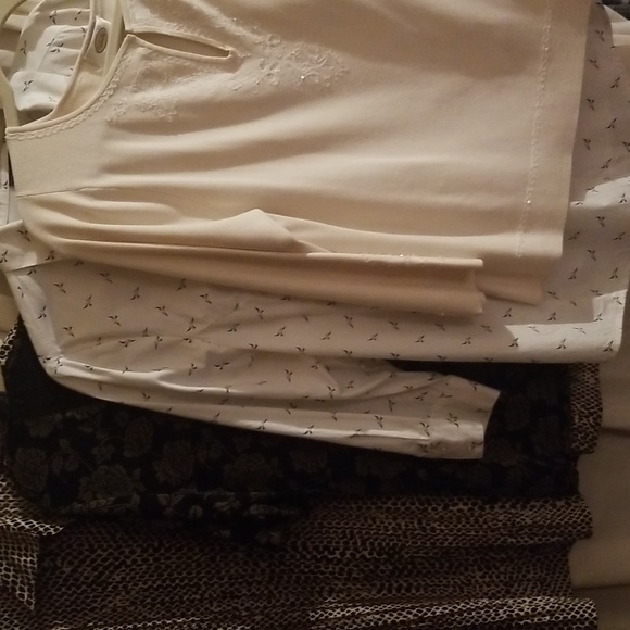 4 WOMENS TOPS- XL -APT.9, TALBOTS, LIZ CLAIBORNE, SUSAN  LAURENCE - Picture 1 of 10